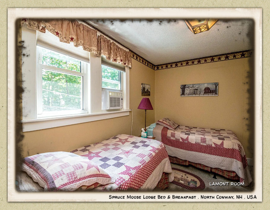 Spruce Moose Lodge - Lamont Room Bed and Breakfast in NH - Lamont Room